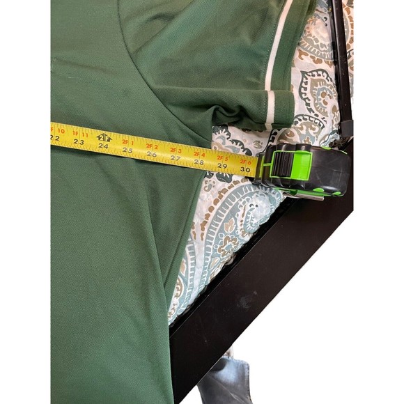 untuckit Mens Caesar Polo Shirt‎ Green Short Sleeve Regular Fit XXXLarge Golf - Picture 8 of 9
